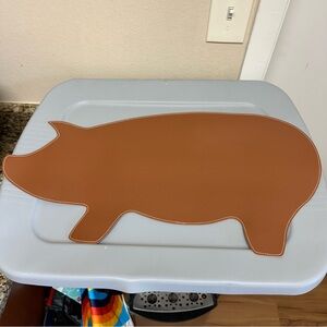 Pig Silhouette Placemats - Set of 4